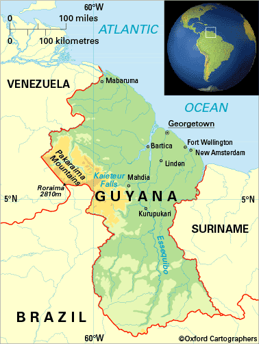 GuyanaKartta